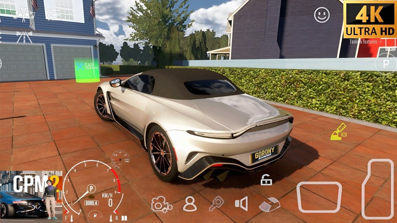 Aston Martin Vantage in Car Parking Multiplayer 2 – Pure Driving Satisfaction