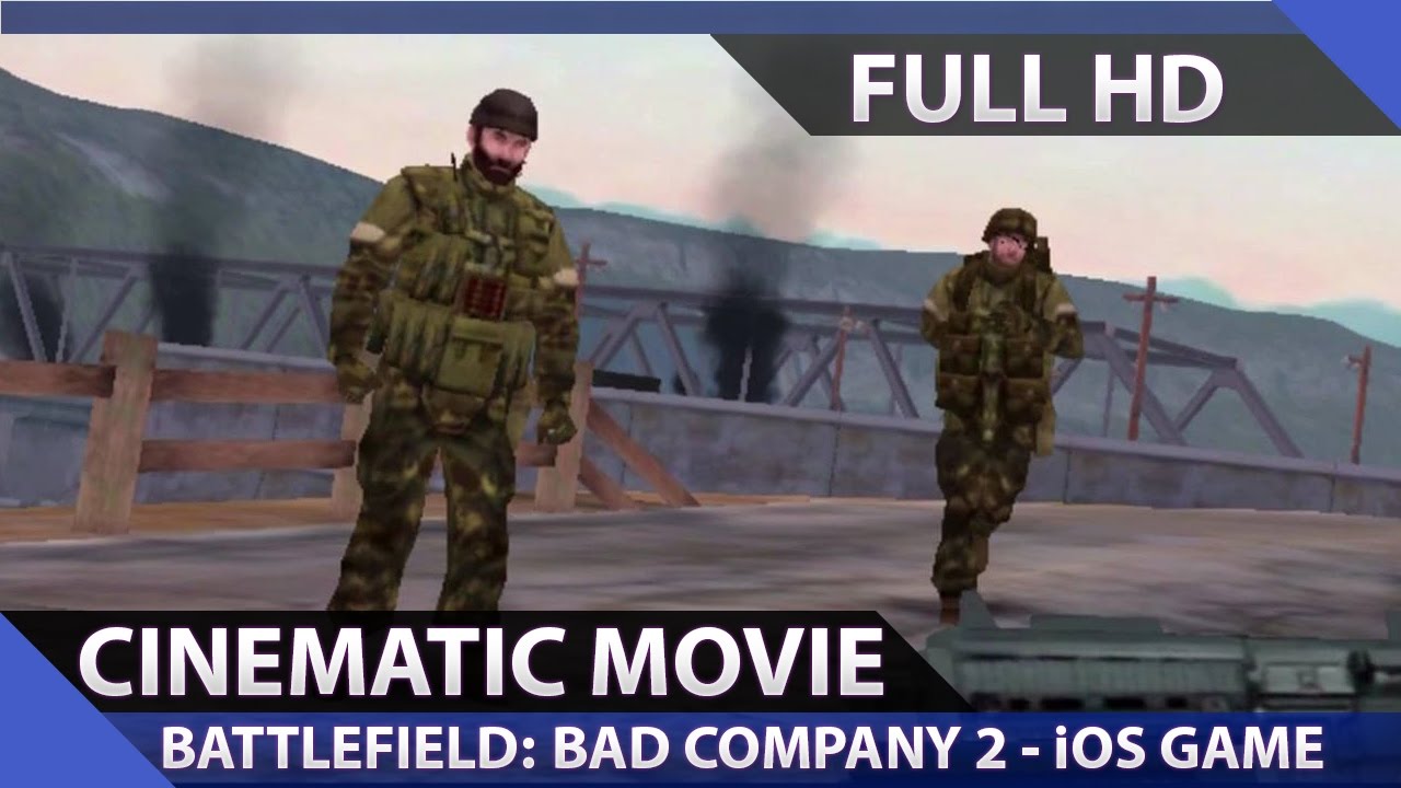 iOS: Battlefield: Bad Company 2 - Mobile Game - Cinematic Movie (HD)