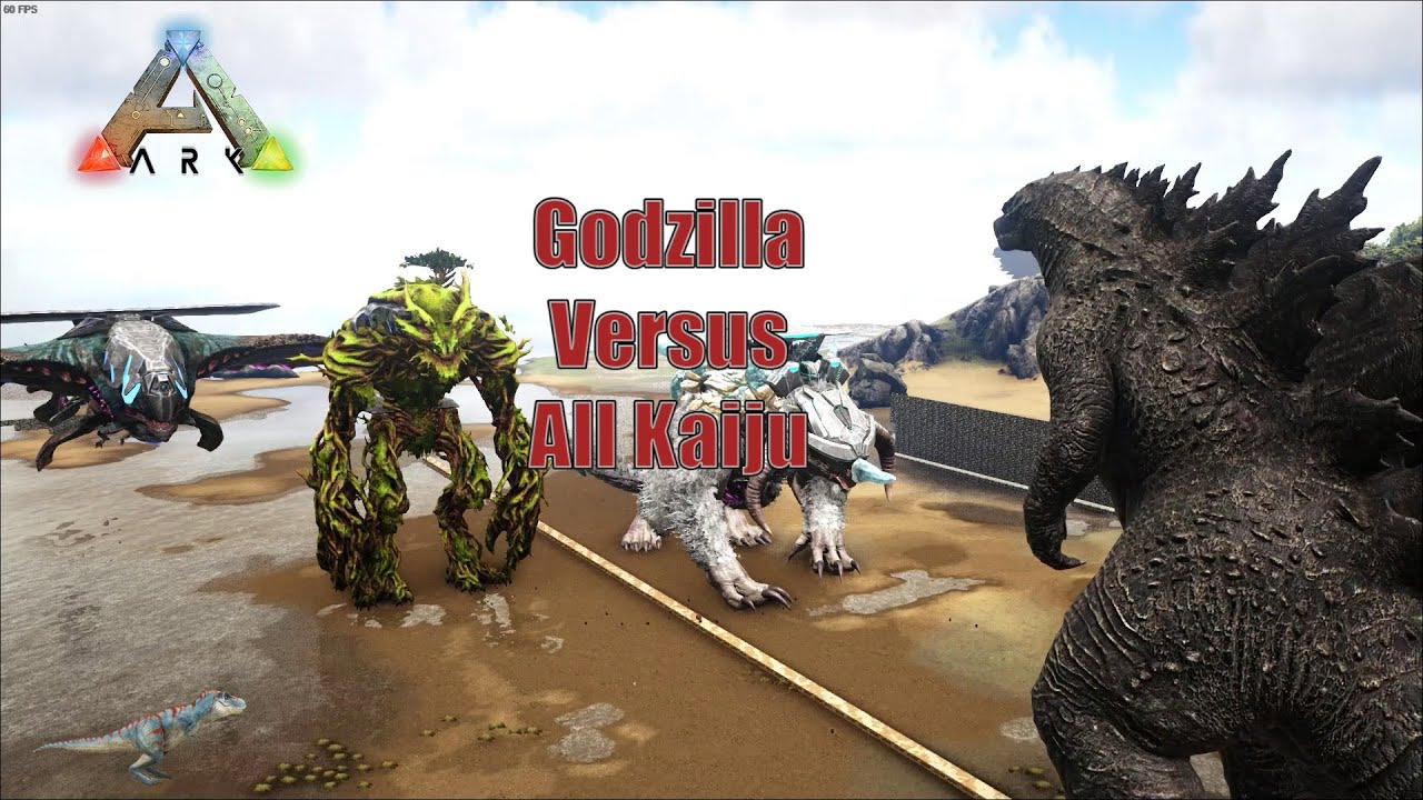 Godzilla Versus all kaiju | Forest titan | Ice titan | Desert titan battle | Ark survival evolved