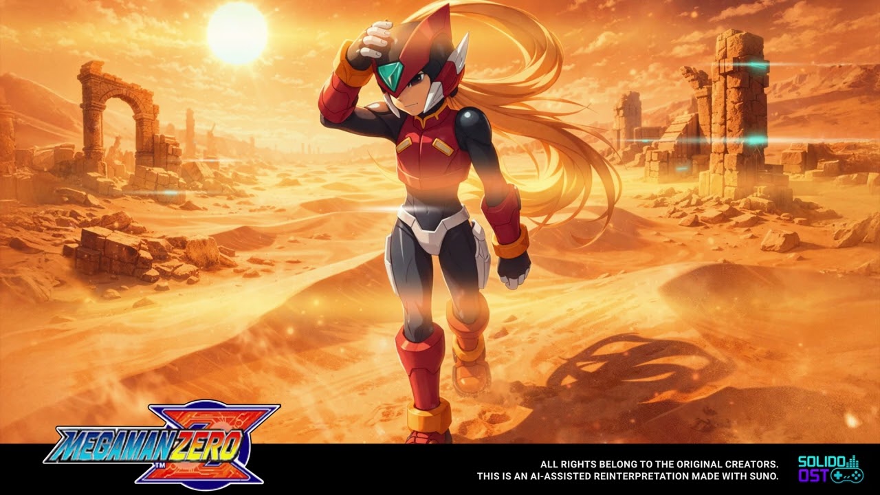 Megaman Zero - Scorching Desert - Reimagined by AI