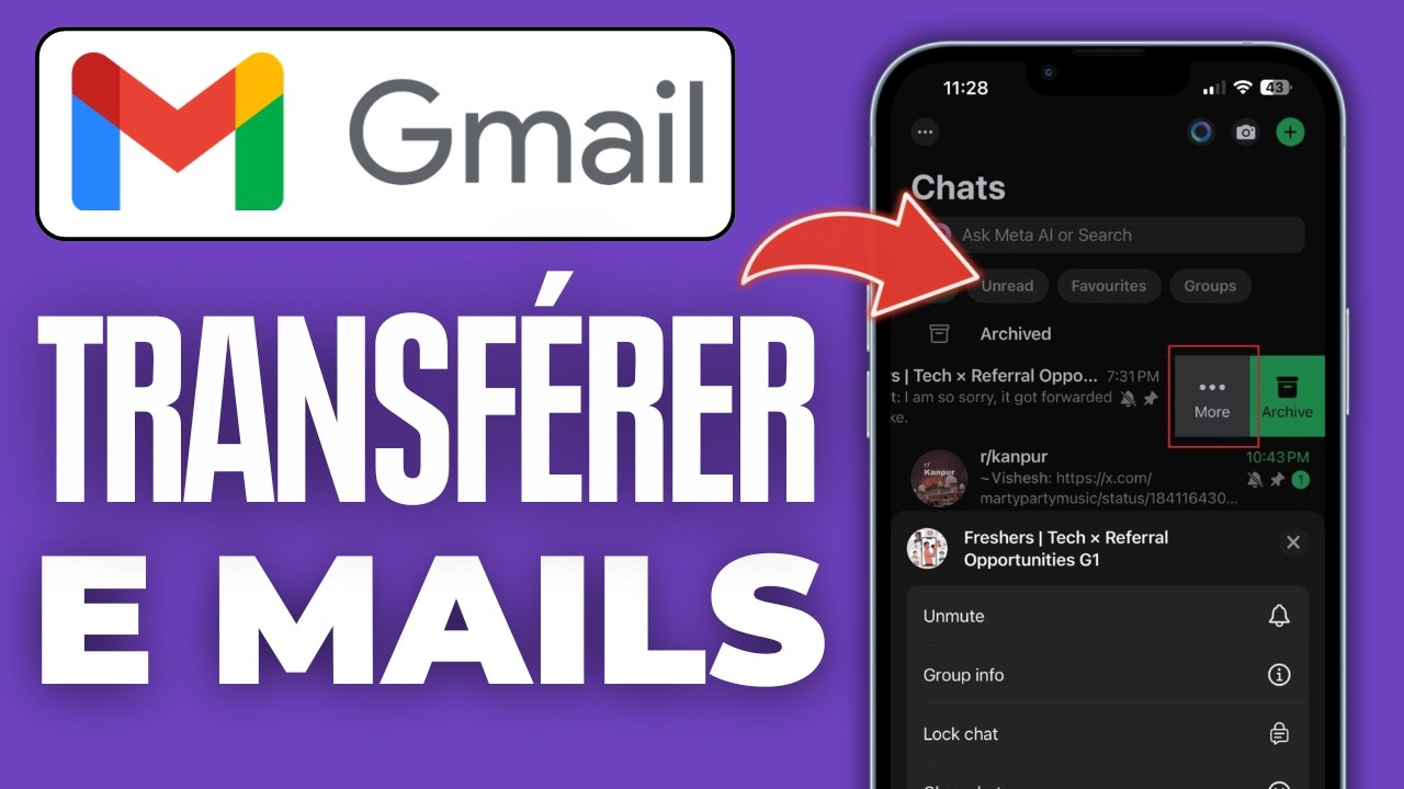 Comment Transférer Des E Mails Gmail Vers Une Autre Adresse E Mail (2026)