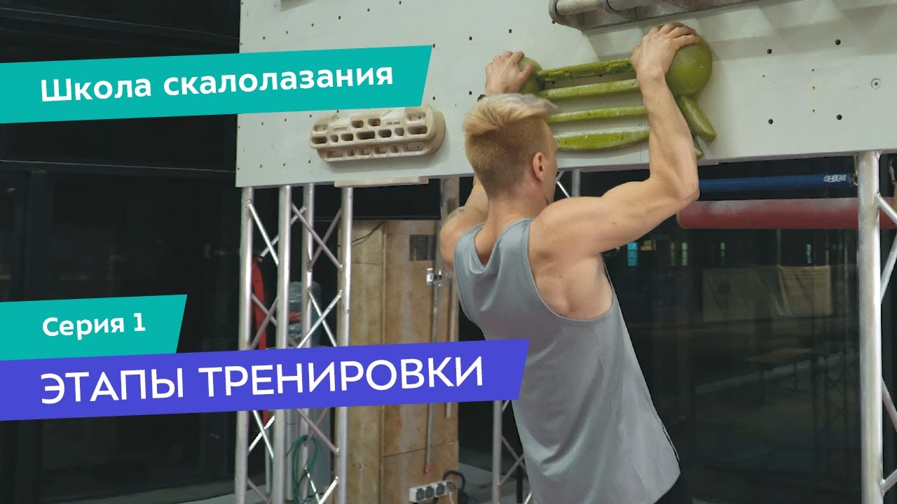 Этапы тренировки в скалолазании