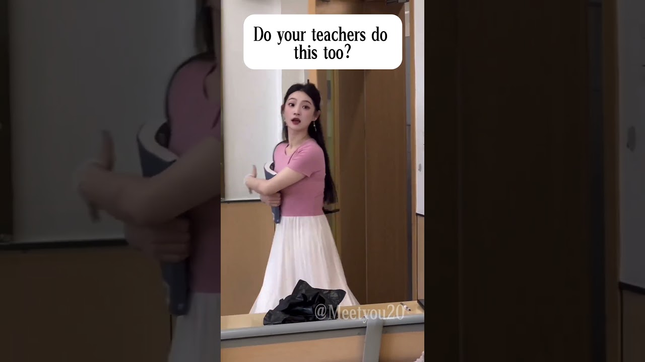 Before class is the teacher's real personality. #flexibility #training #dance #teacher #student