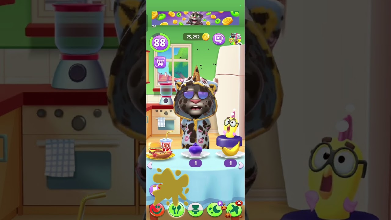 Talking tom cat cartoon 😹😹