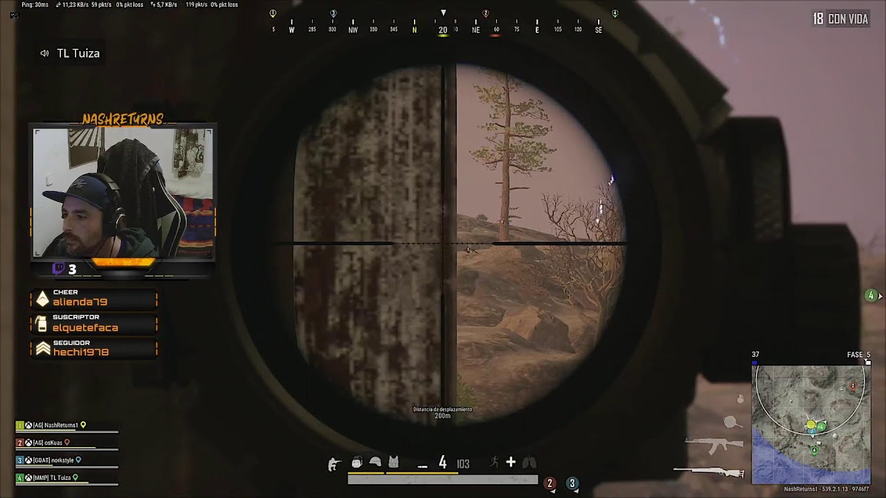 Pubg de consola! Pasa y suscríbete para apoyar el stream y el canal! Aqui Nash de la casa Returns!