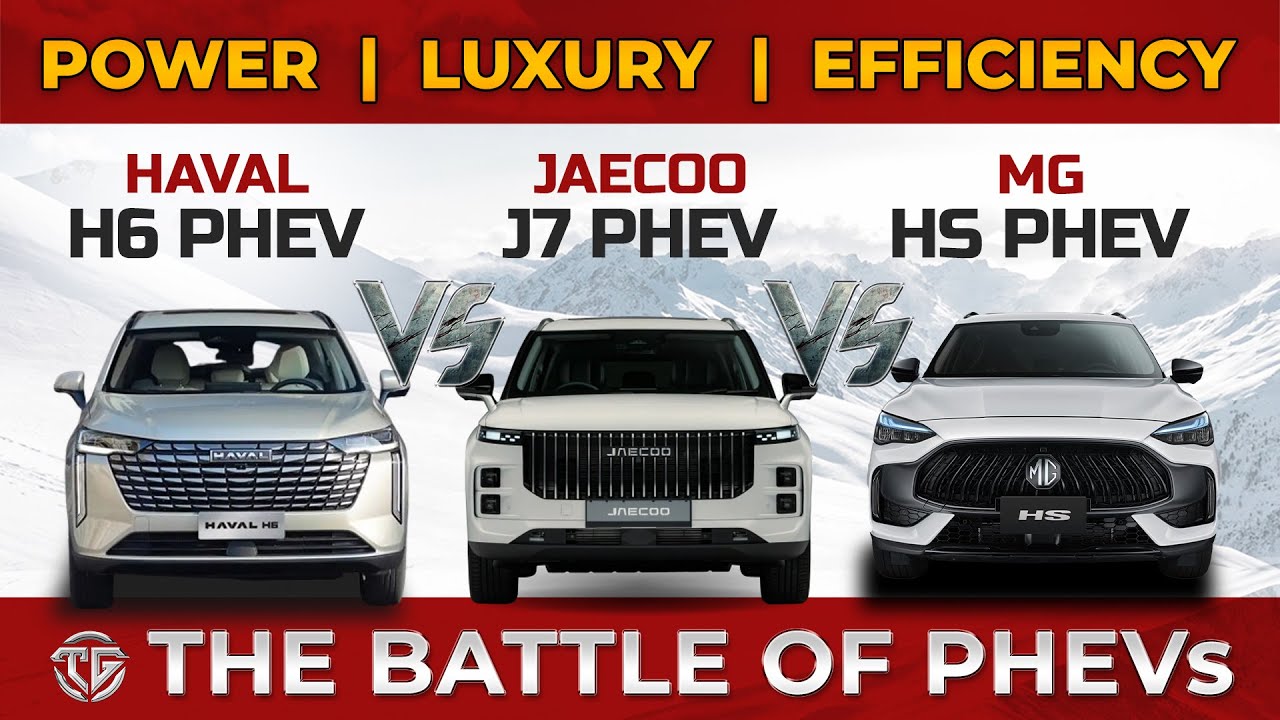 Haval H6 PHEV vs Jaecoo J7 PHEV vs MG HS PHEV – Best Hybrid SUV in Pakistan 2025?