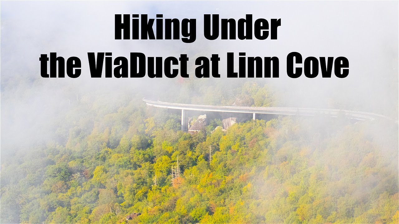 Linn Cove ViaDuct Trail on the Blue Ridge Parkway/Beginning of fall leaves