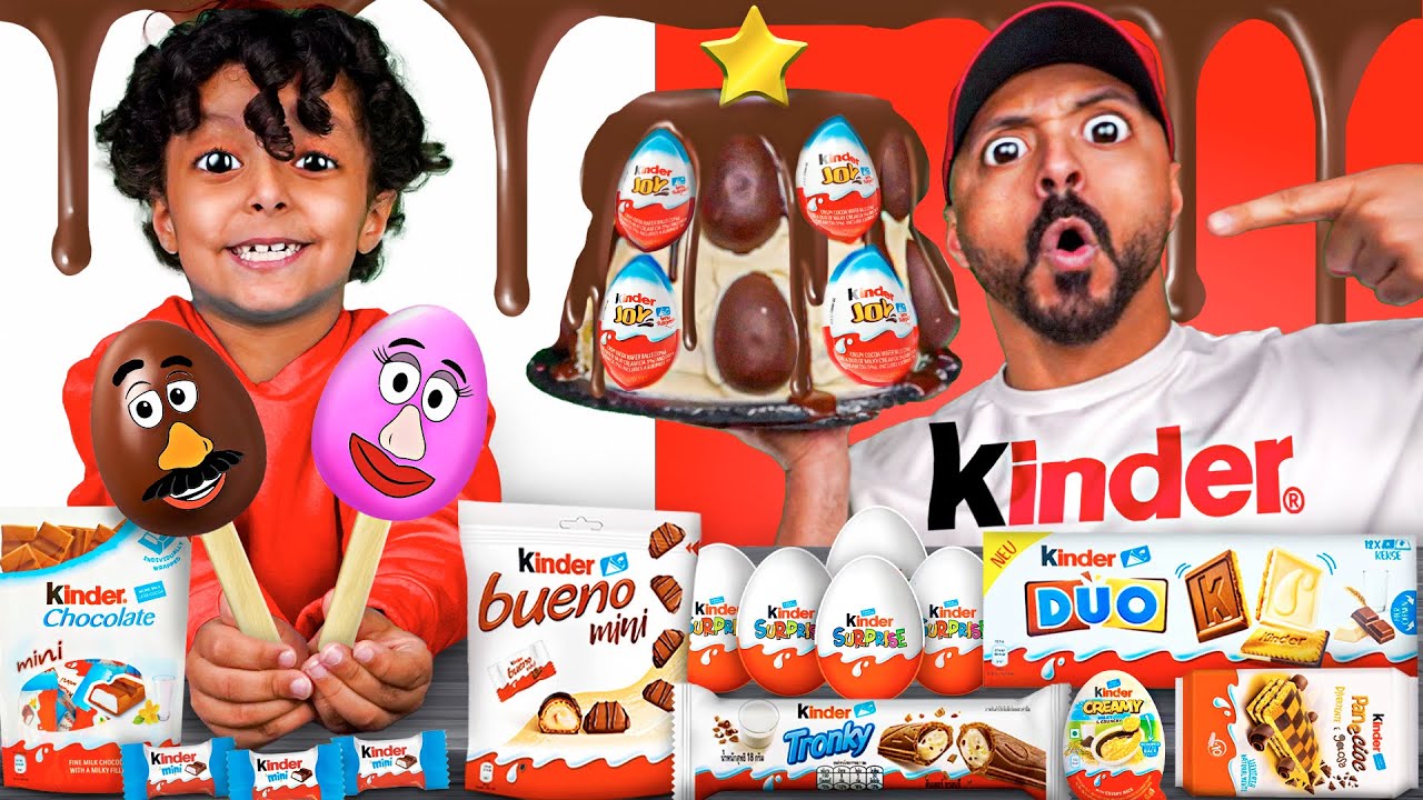Мы съели все виды шоколада Kinder 🍫 ((К сожалению 😓 полный ремень выгнал меня из круга 🥊))