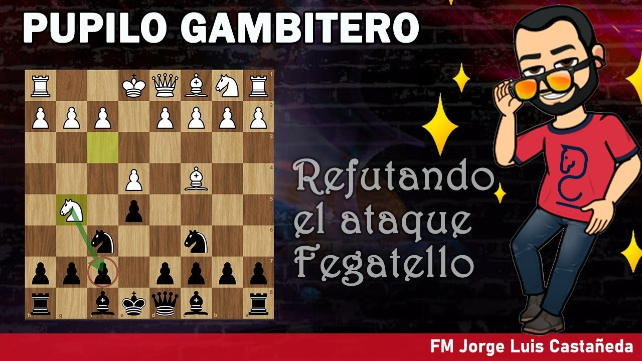 Como refutar con piezas negras el temible ATAQUE FEGATELLO!!