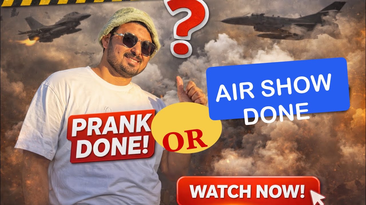 Kuwait Airshow 2026 –  Airshow done or PRANK Done? 😅. ???   Hala Feb Ep - 01 #airshow #kuwait #prank