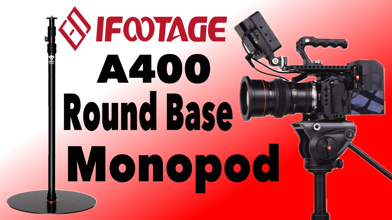 Обзор монопода iFootage A400 с круглым основанием | Альтернатива штативу