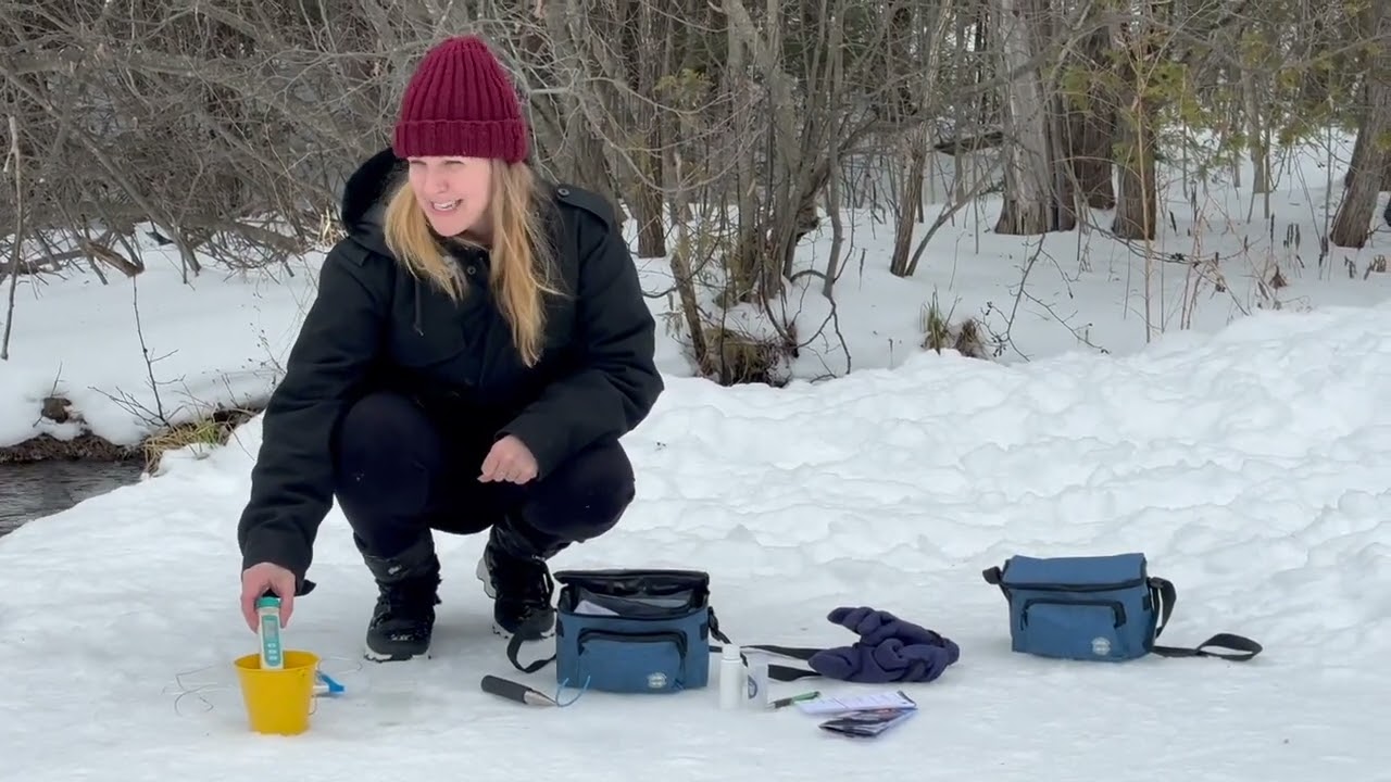 Measuring conductivity in winter with Water Rangers