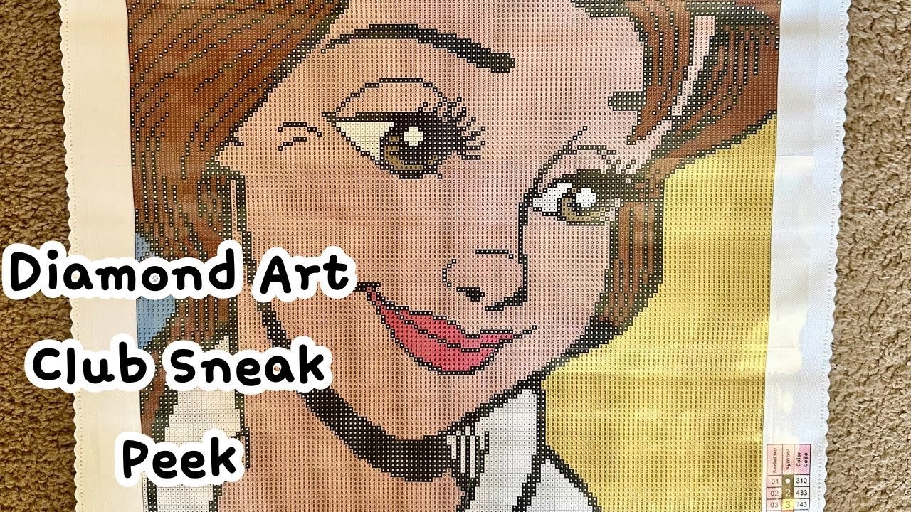 belle by disney + beauty and the beast | diamond art club sneak peek!