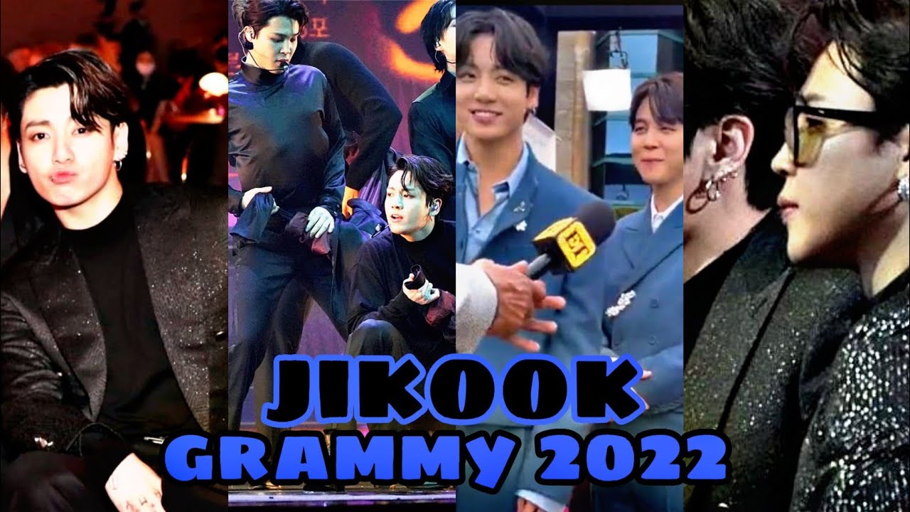 JIKOOK Pero solo todo lo que pasó en los grammy💖Solo ellos/ JK atrapa a JM 💕JK se pone tímido...