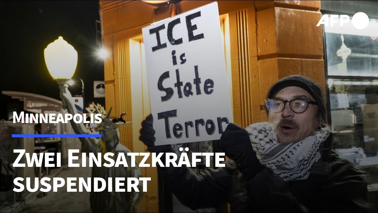 Tödliche Schüsse in Minneapolis: Zwei Einsatzkräfte suspendiert | AFP