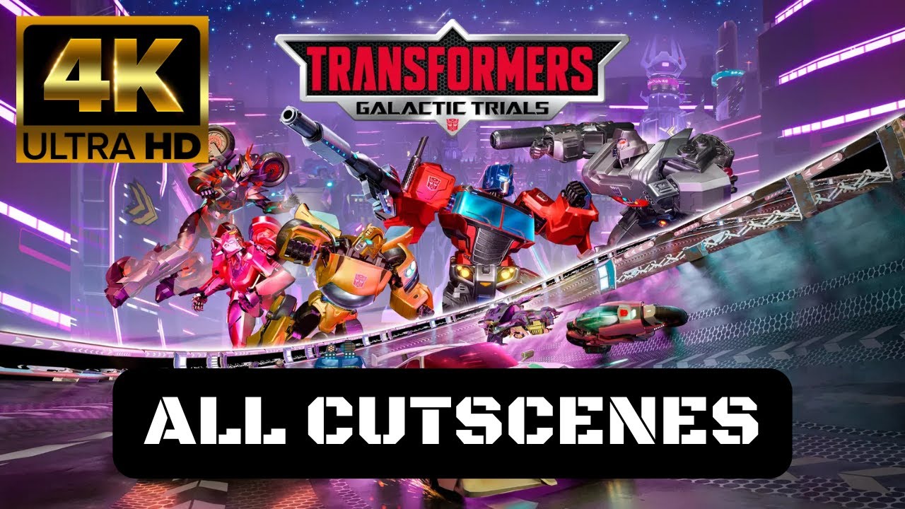 TRANSFORMERS: Galactic Trials All Cutscenes Cinematics 4K (Game Movie)