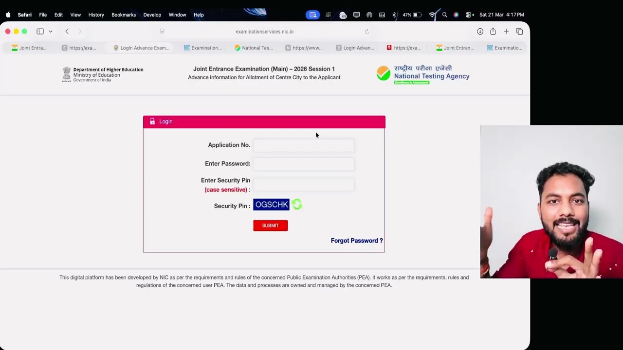 NTA URGENT-Update✅|JEE Main 2026 April City Intimation Release Date[Confirmed]JEE Main 2026 City