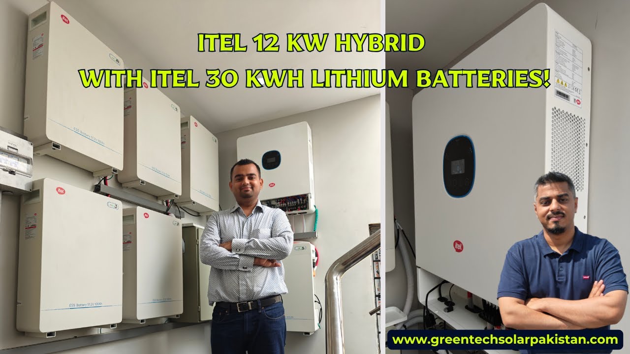 ITEL 12kW Hybrid with ITEL 30kWh Lithium Batteries! Perfect System for Self Consumption?