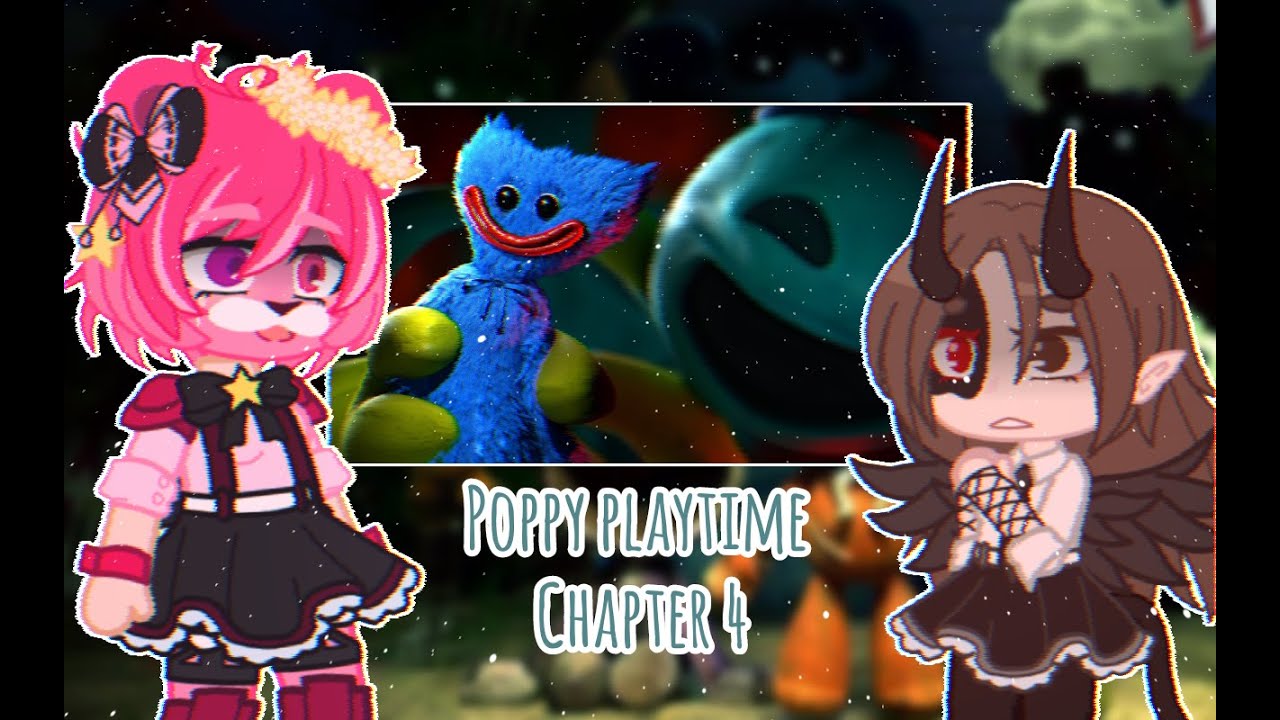 ✨ Reaction 🧸 Poppy playtime Chapter 4 Trailer 🧸 Doey the Doughman ✨ Gacha Club ✨
