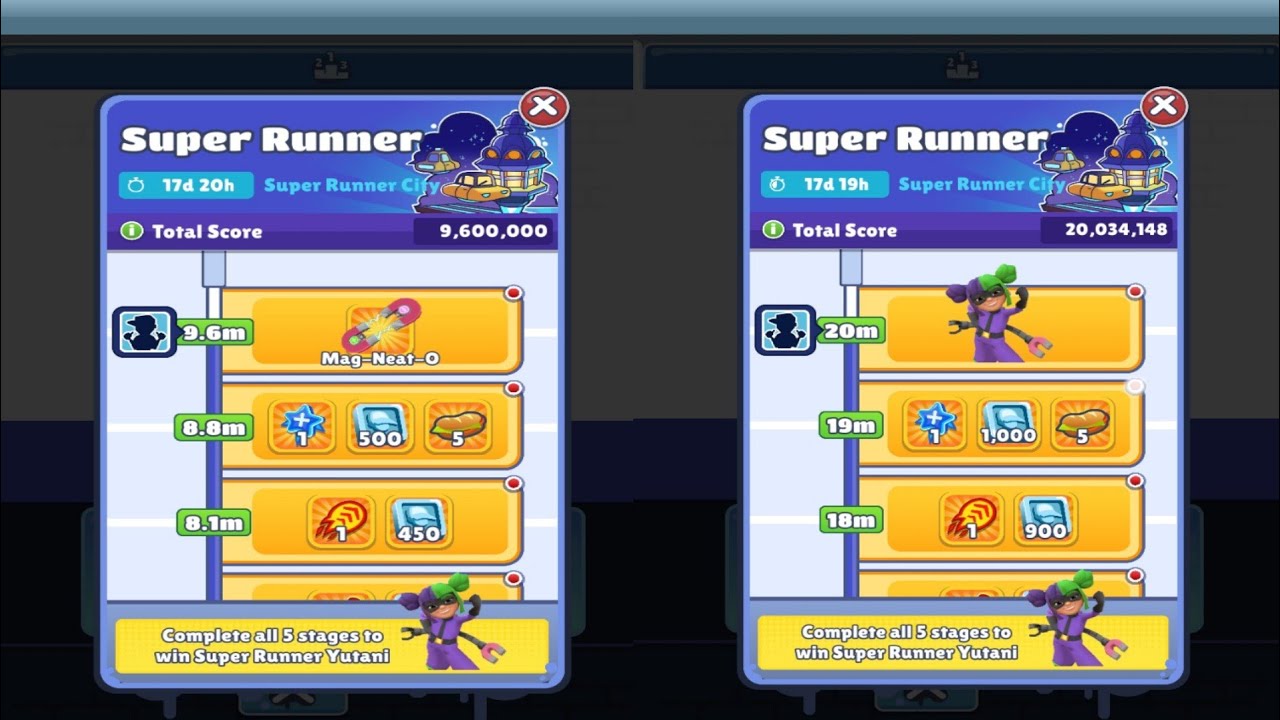 Unlocking Super Runner Yutani and Magneato Hoverboard in Subway Surfers 2022