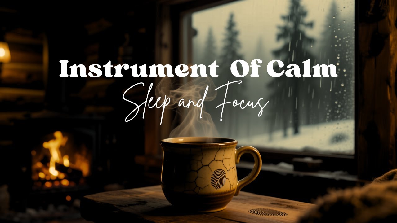 Winter Coffee Shop Jazz — Study Music — Relaxing Smooth Jazz with Fireplace Sounds for Study & Sleep