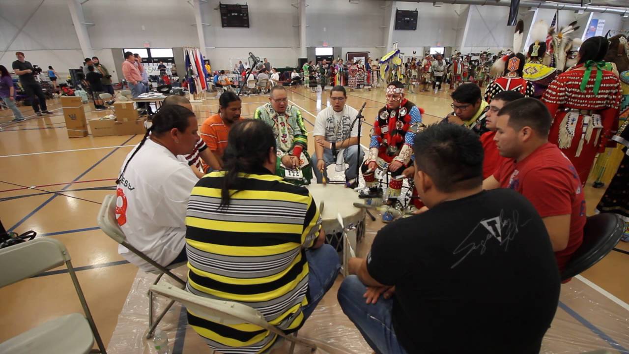 Wild Band of Comanches Flag Song AIHREA Powwow 2016