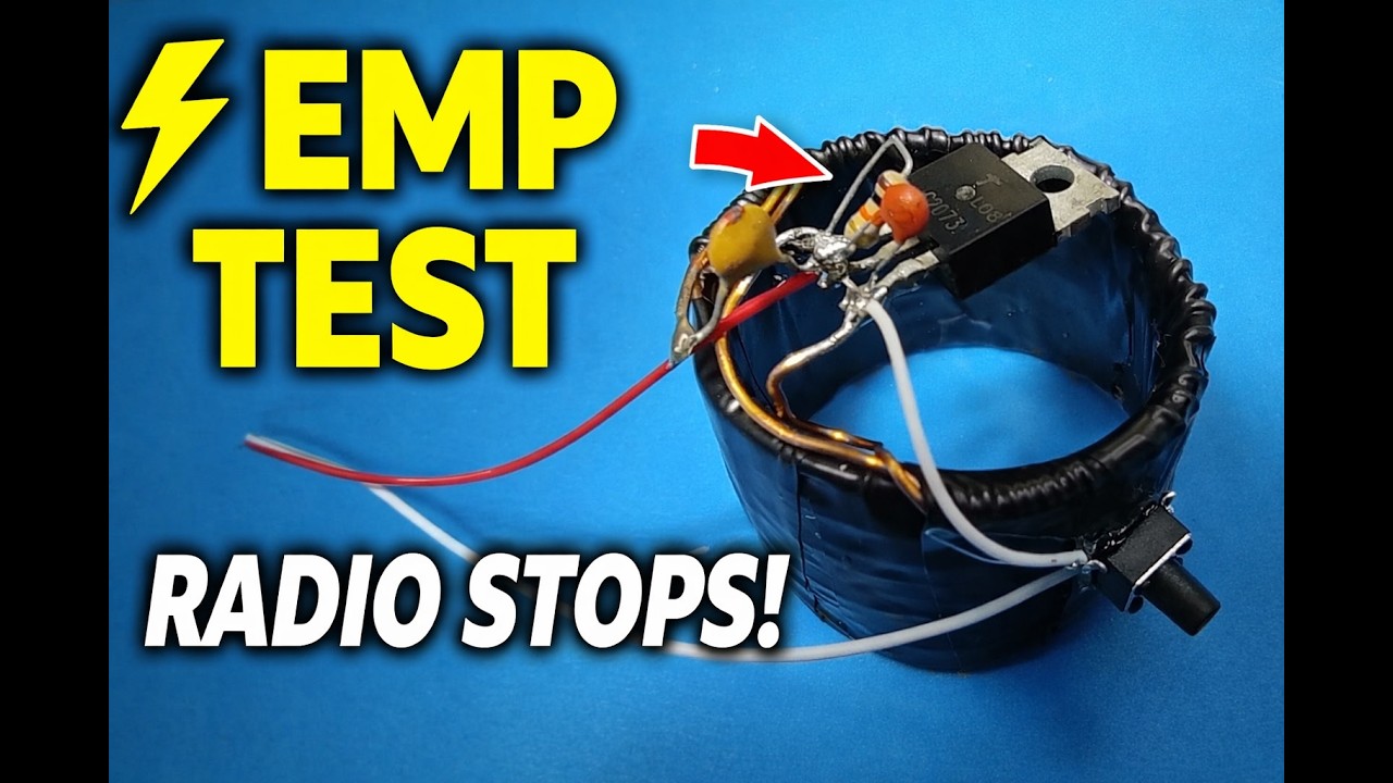 EMP Circuit Experiment ⚡ | Electromagnetic Pulse Effect on Electronics