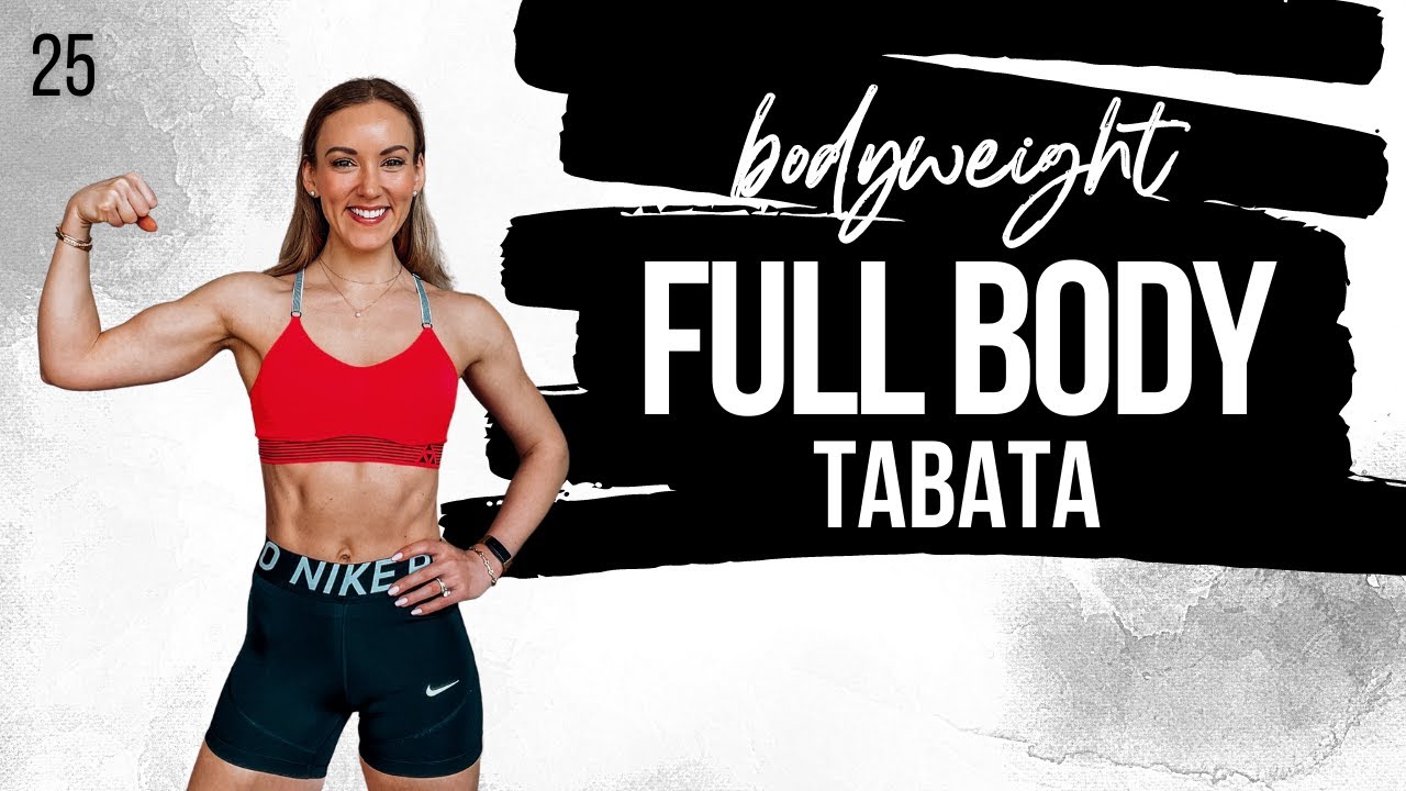 🔥 30 Min NO EQUIPMENT FULL BODY TABATA Workout | STRONG SUMMER DAY 25