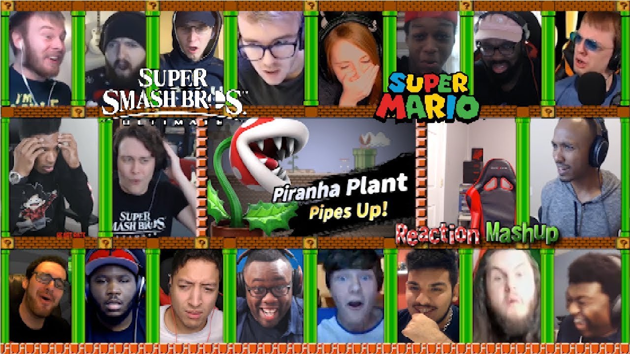 Piranha Plant Pipes Up! - Super Smash Bros. Ultimate Reaction Mashup