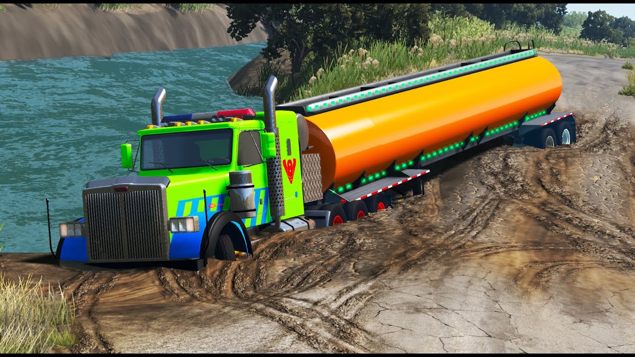 Cars vs Mud Pit #35 | BeamNG.DRIVE