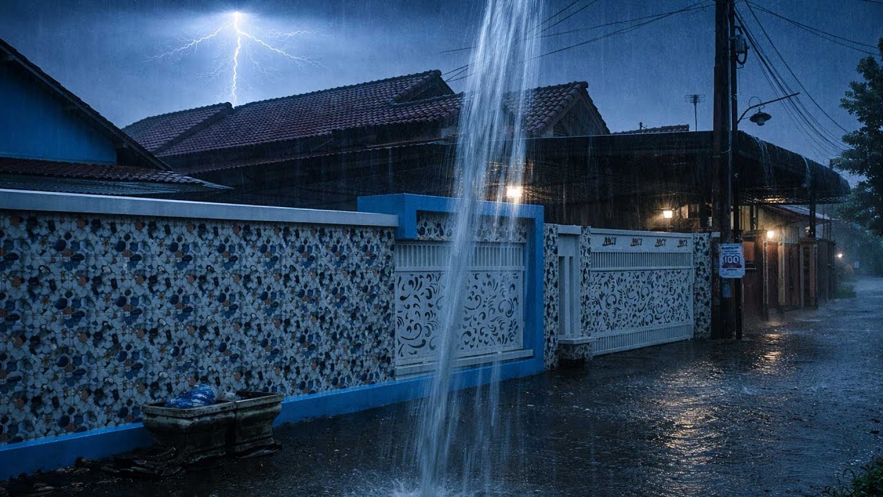 Heavy Rain Sounds for Night Sleep and Calm Breathing