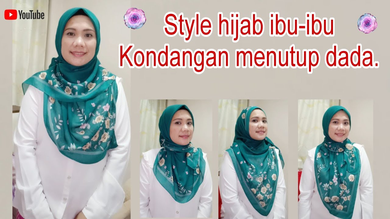 #4 Tutorial hijab kondangan menutup dada || simple dan cantik, #bantusubscribe #style #hijab