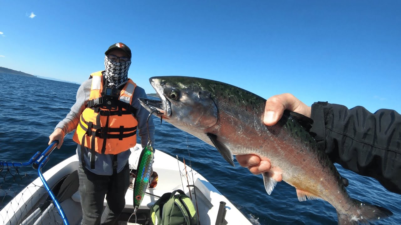 Pesca de salmón Chinook y peces de roca | Día increíble con Don Juan y su hijo