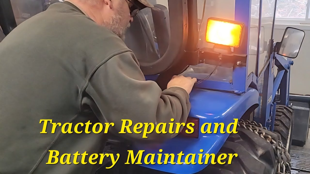 Tractor Repairs and Battery Maintainer Install