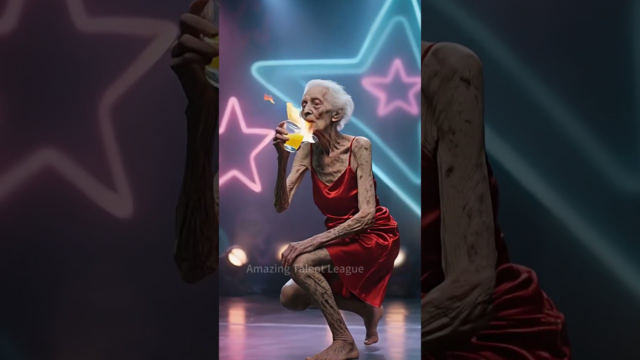 A woman rising from the ashes on the AGT stage #americasgottalent #magic #miracle #agt