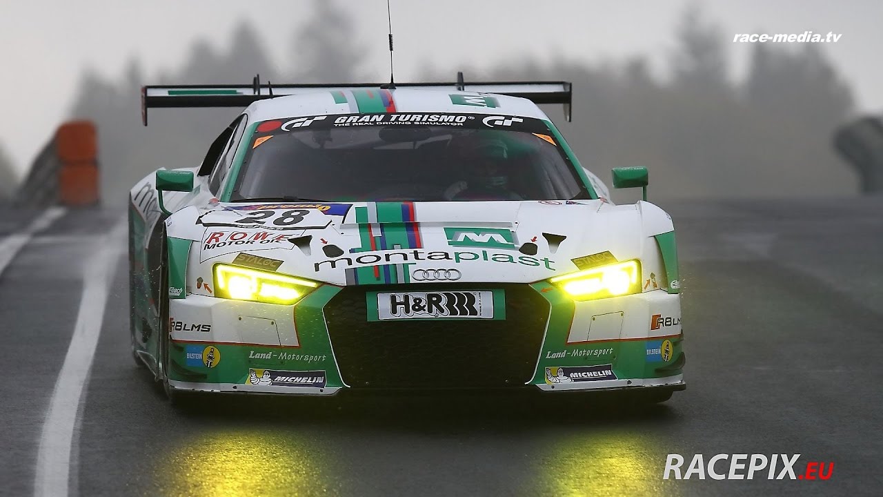 Audi R8 LMS GT3 NLS VLN 1. Lauf 2016 Basseng Scheider Rockenfeller race-media.tv Onboard Classix