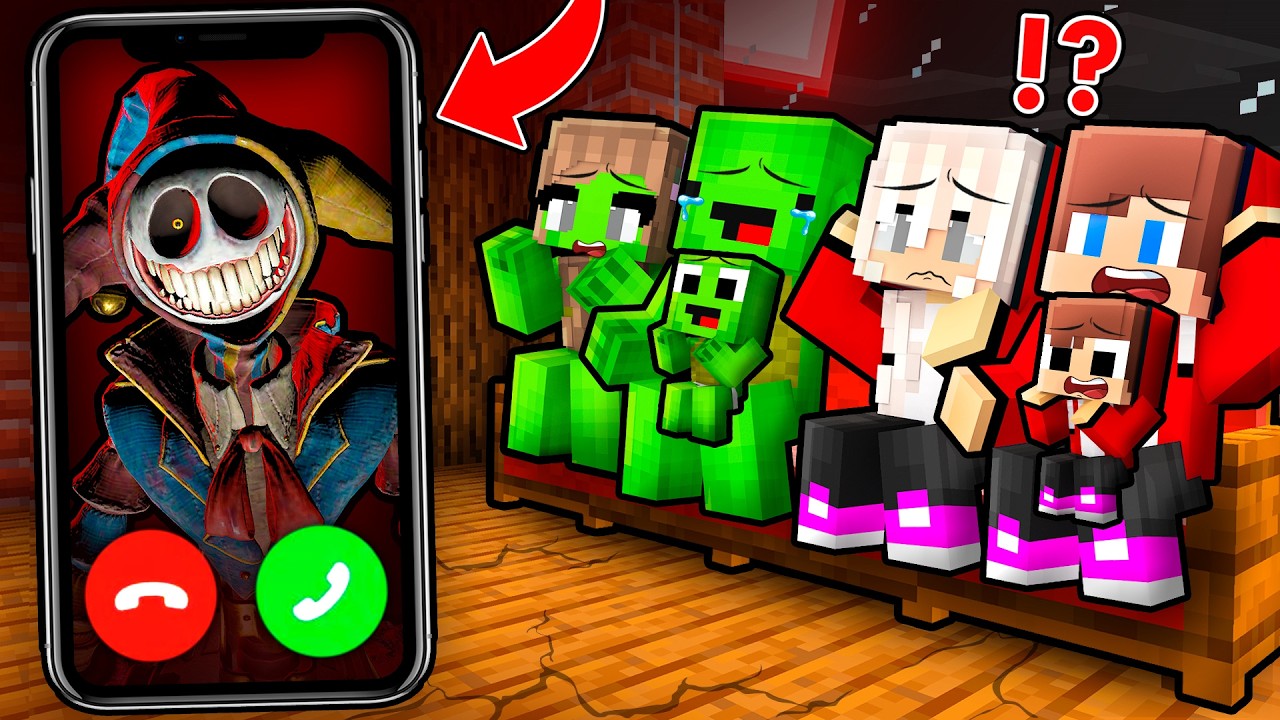 Why SCARY SCARY PROTOTYPE Called JJ and Mikey Family at Night in Minecraft! - Maizen