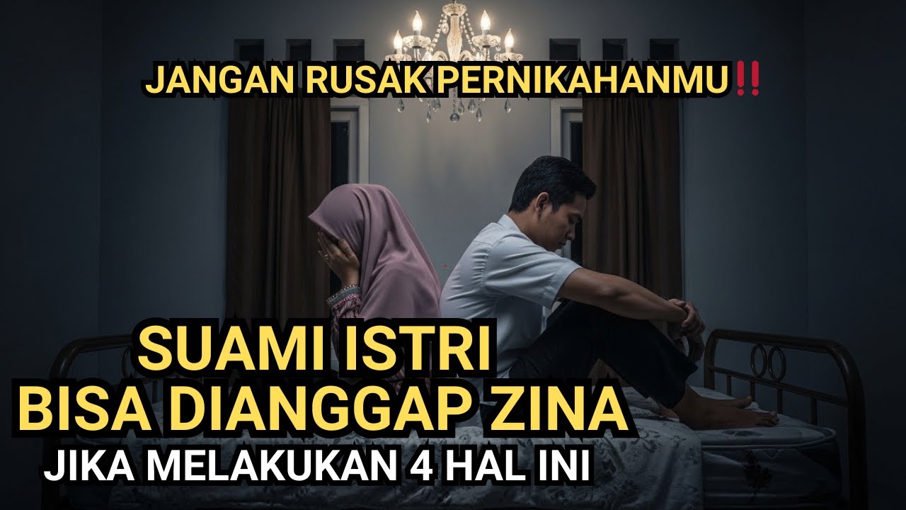Inilah Penyebab Dicatat sebagai Perbuatan Zina Walaupun Sudah Sah Menikah‼️