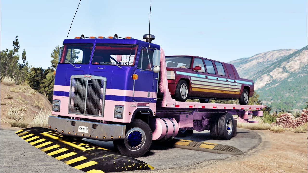Cars and Trucks vs Speed Bumps #175 | BeamNG Drive |🤜 Truck &Too