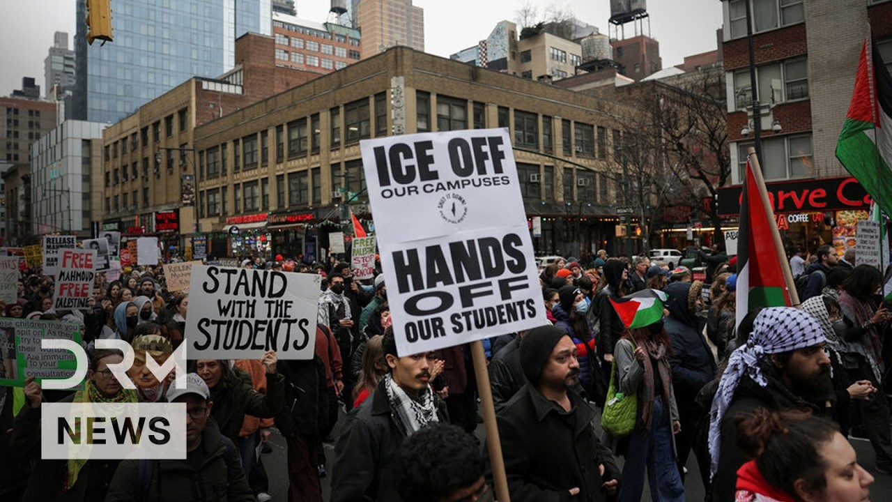Columbia University Students and Teachers Erupt in Protest Over Ties to ICE Detentions | AC1N