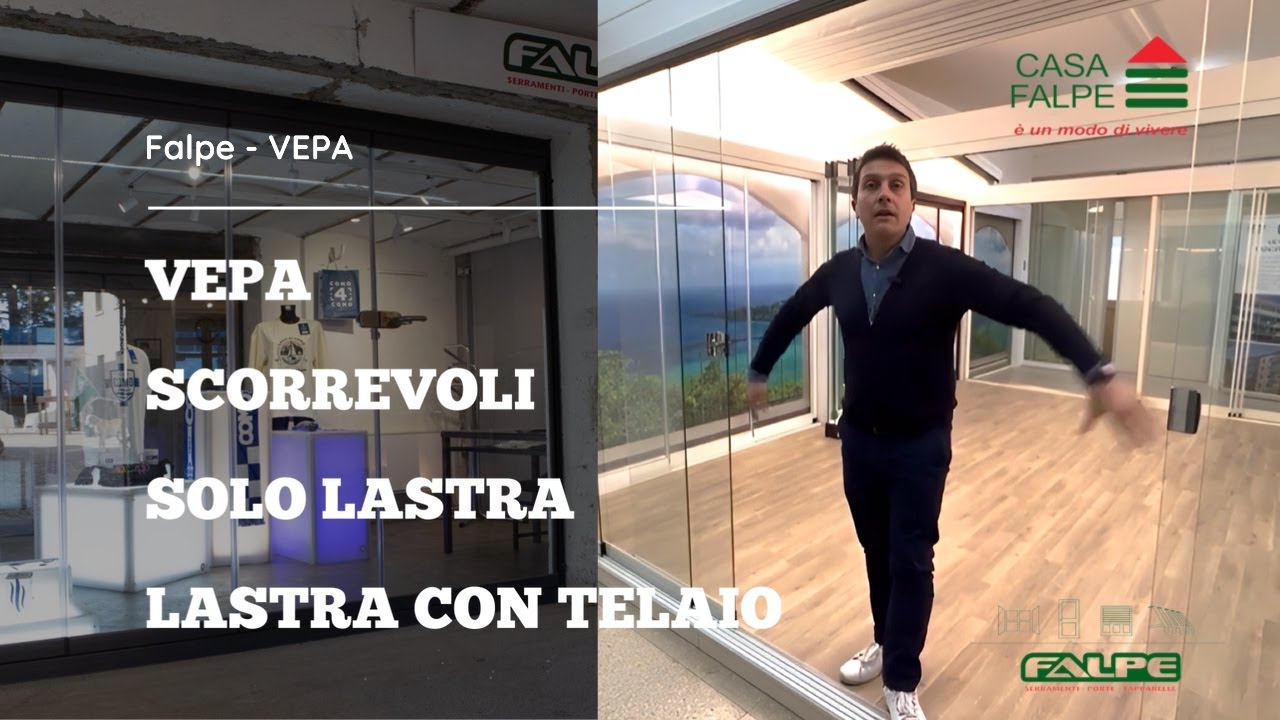 VEPA Falpe Scorrevoli: Vetrate Panoramiche per Terrazzi, Balconi e Verande
