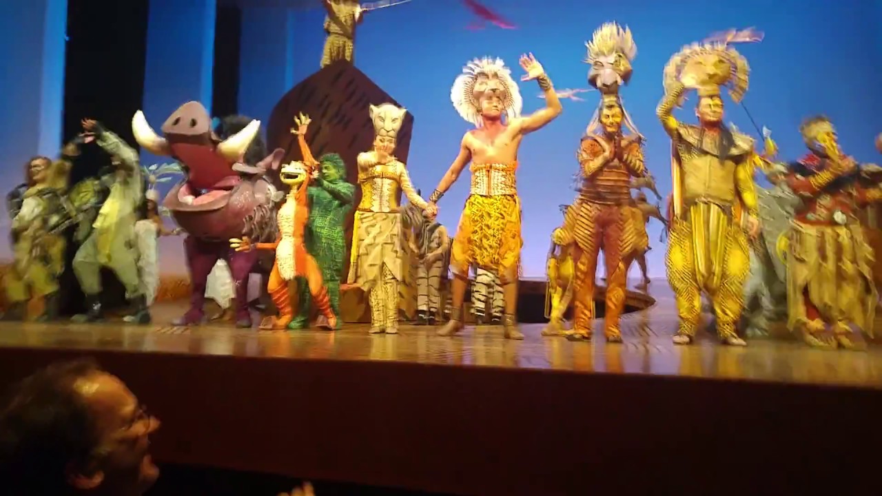 The Lion king Slotapplaus 04-03-2018