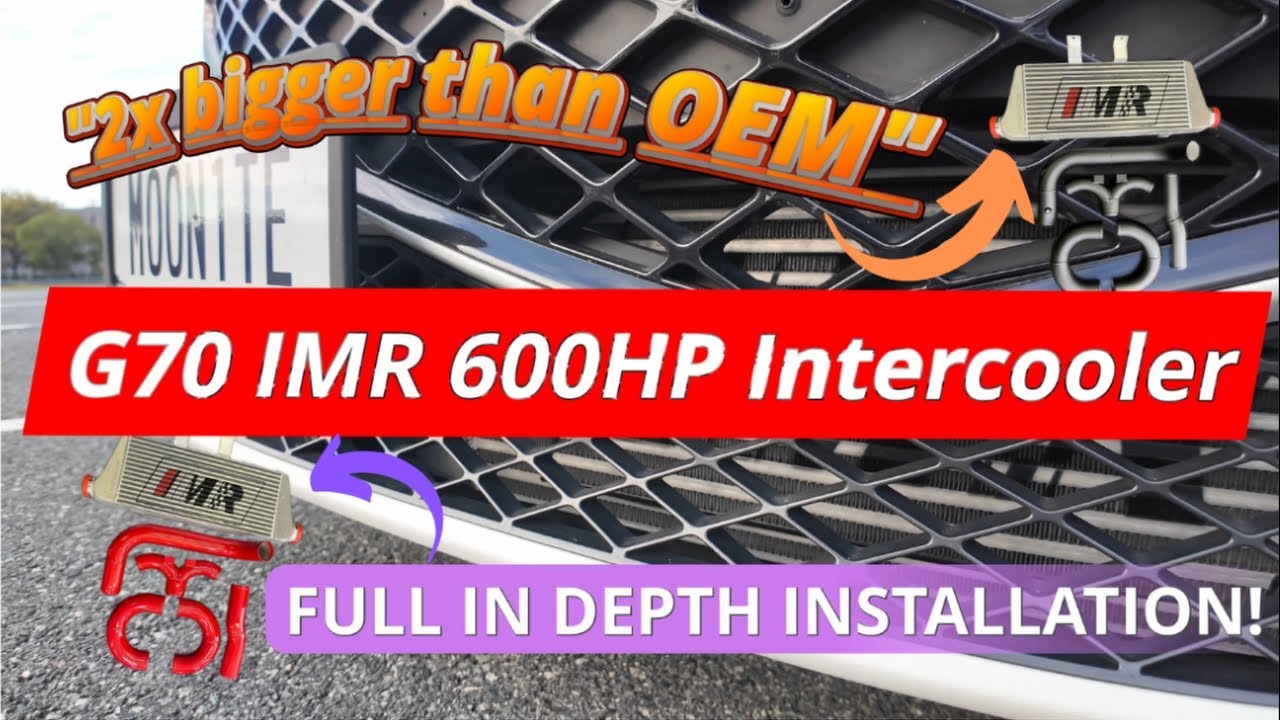 '23 GENESIS G70 IMR 600HP Intercooler Installation