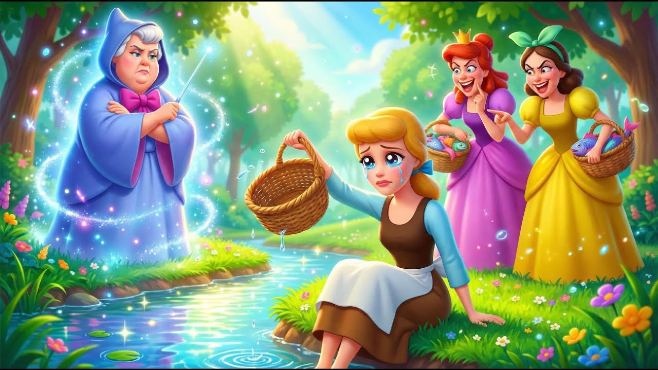 They Lied and Stole from Cinderella… 🧺🐟 But Magic Exposed Them! ✨ | Cinderella Animation