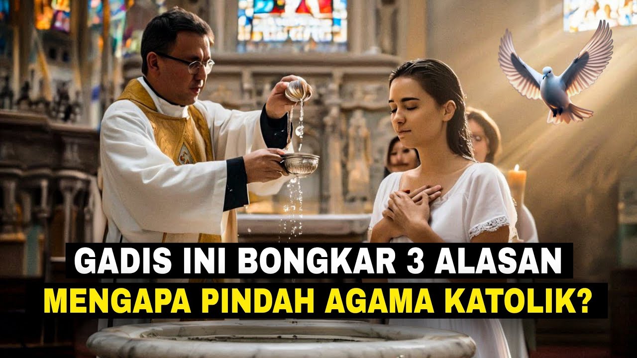 Di antara banyaknya gereja & agama, Gadis ini bongkar 3 alasan mengapa PILIH KATOLIK‼️Viral