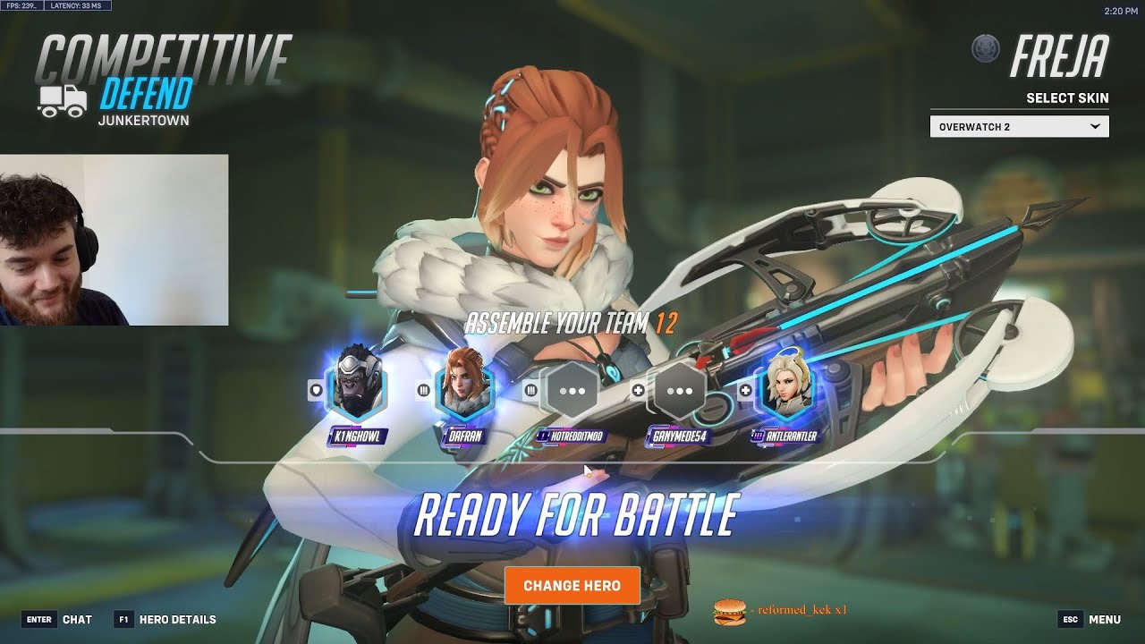 23K DMG! FREJA IS INSANE! DAFRAN FREJA OVERWATCH 2 GAMEPLAY SEASON 16
