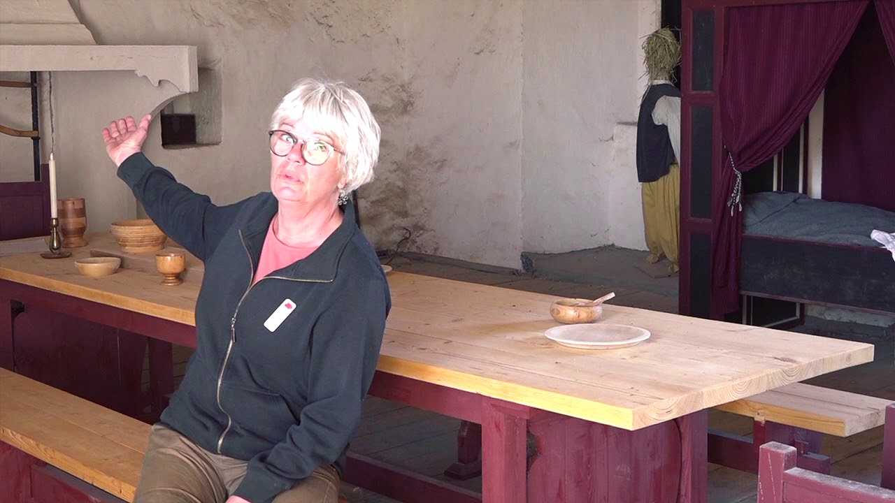 Guidning av tornet på Hovdala slott