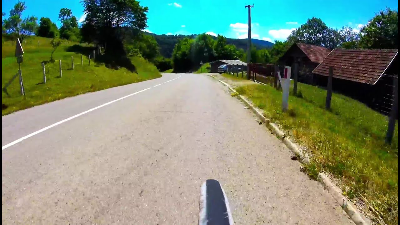 Bicycle Descending: Kneževo → Kanjon Ugra