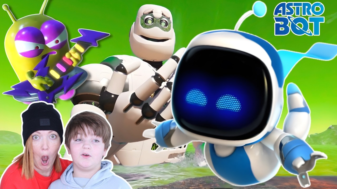 Astro Bot Free Big Brother! All Collectibles & Secrets Gameplay | Kids Gaming with Ima and Jessy