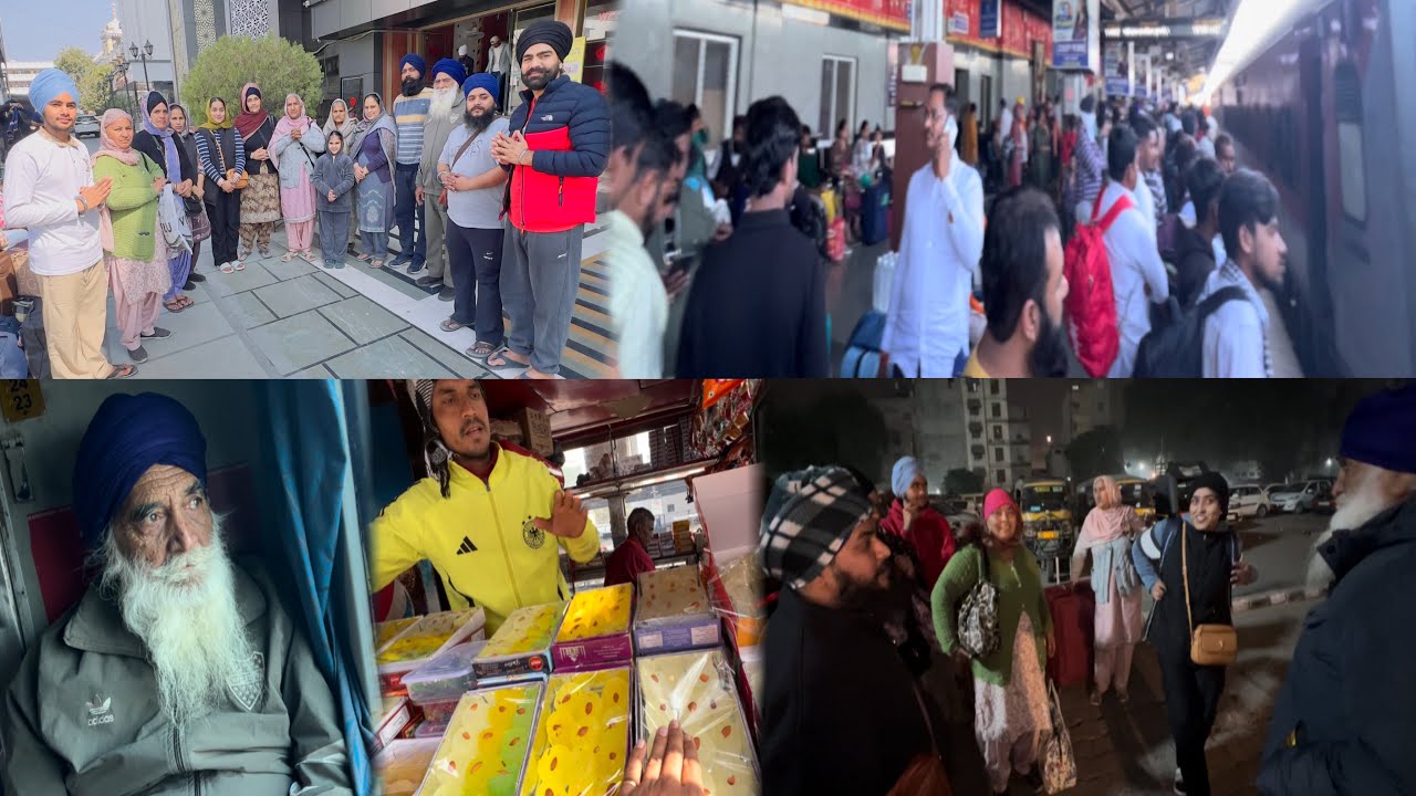 ਤਖ਼ਤ ਸ਼੍ਰੀ ਹਜ਼ੂਰ ਸਾਹਿਬ ਤੋਂ ਪਿੰਡ ਨੂੰ ਵਾਪਸੀ॥Hazur sahib vlog 